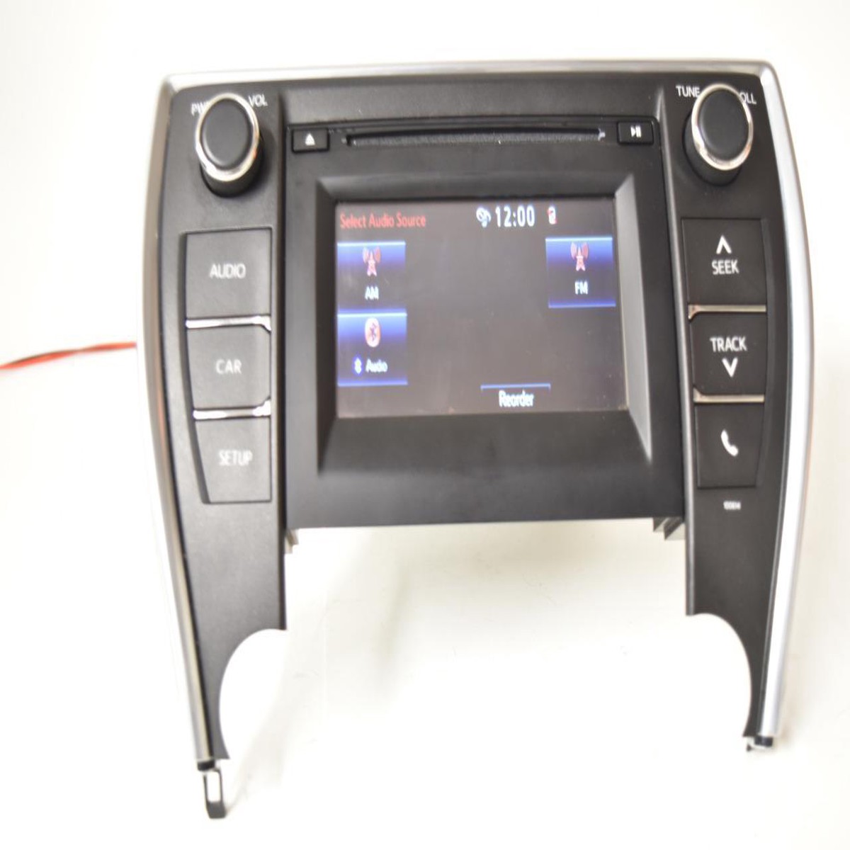2016-2017 TOYOTA CAMRY CD PLAYER RADIO RECEIVER W DISPLAY OEM 86140-06660