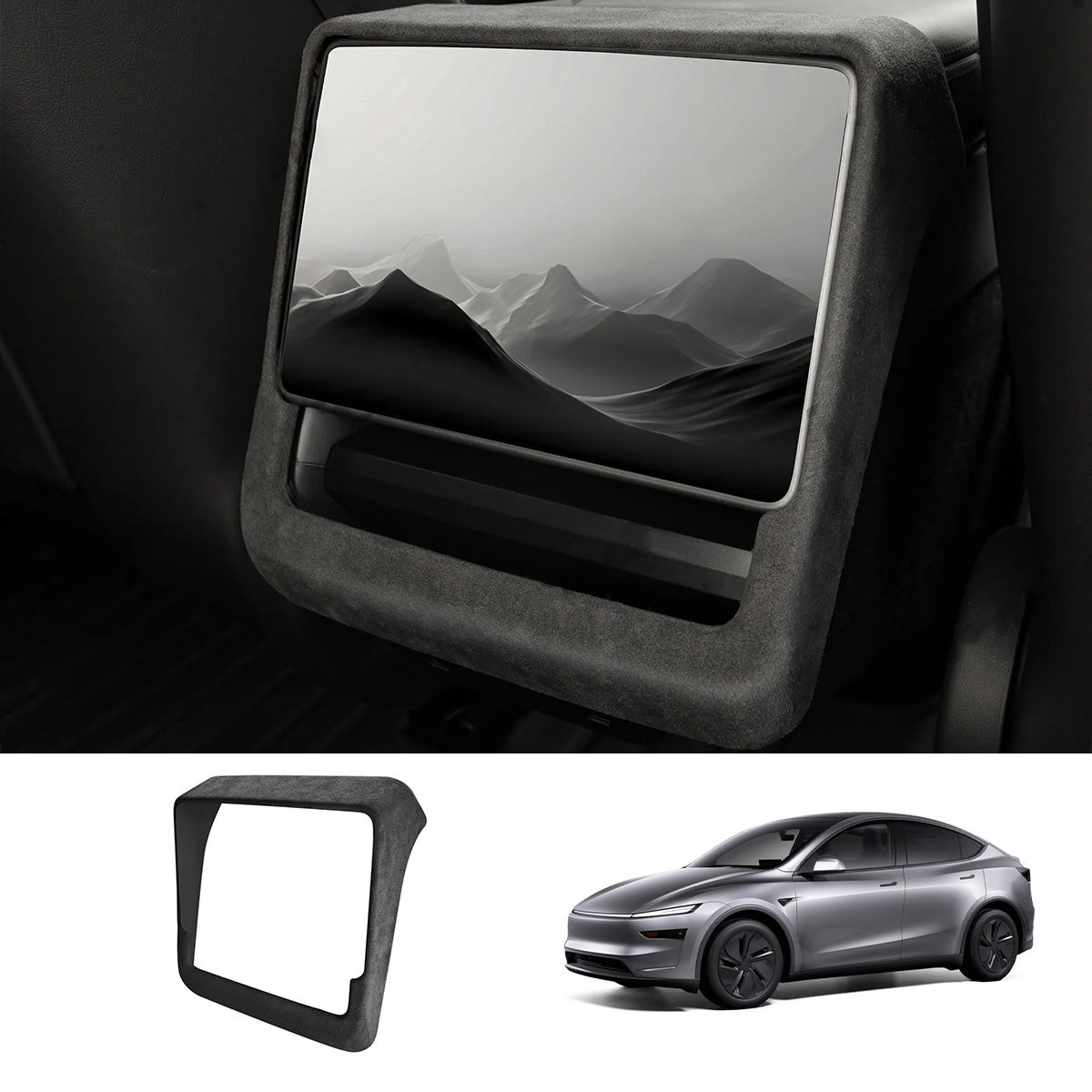 Alcantara Rear AC Vent Cover for Tesla Model Y Juniper 2025
