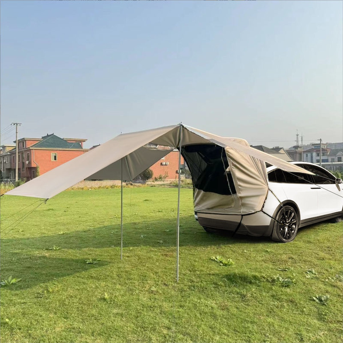 Camping Tent Tailgate Outdoor Waterproof Sunshade Awning for Tesla Model 3YSX