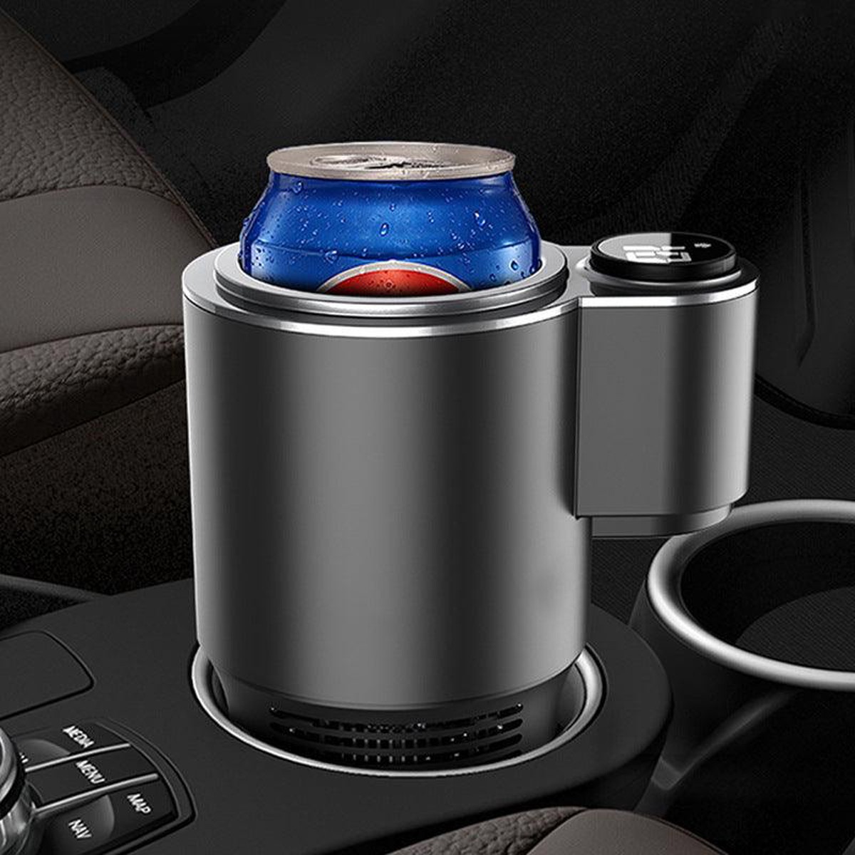 Model S Y Beverage Cola Cooling Cup Holder For Summer and Winter for Tesla