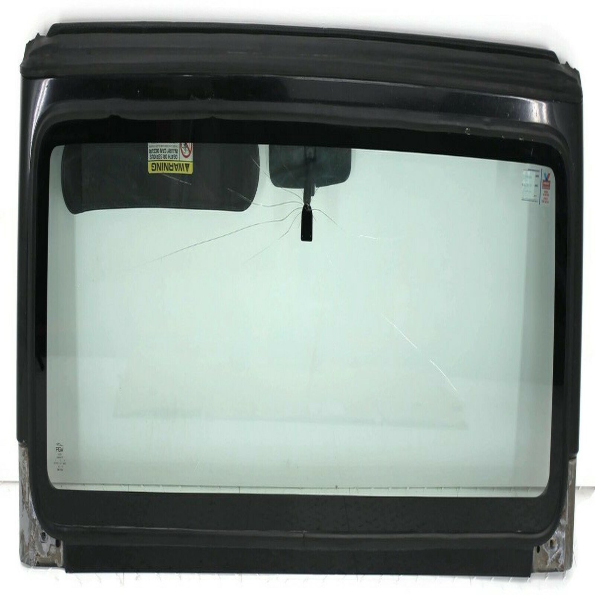 1998-2002 Jeep Wrangler Front Windshield Frame Glass is Broken